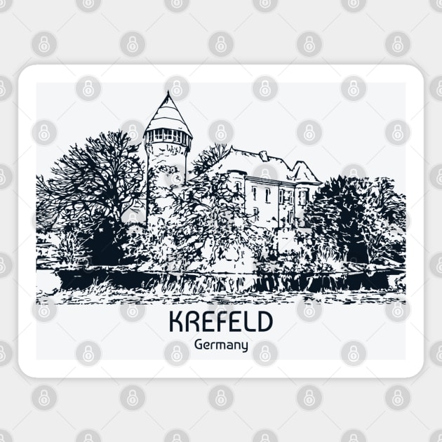 Krefeld - Germany Magnet by Lakeric